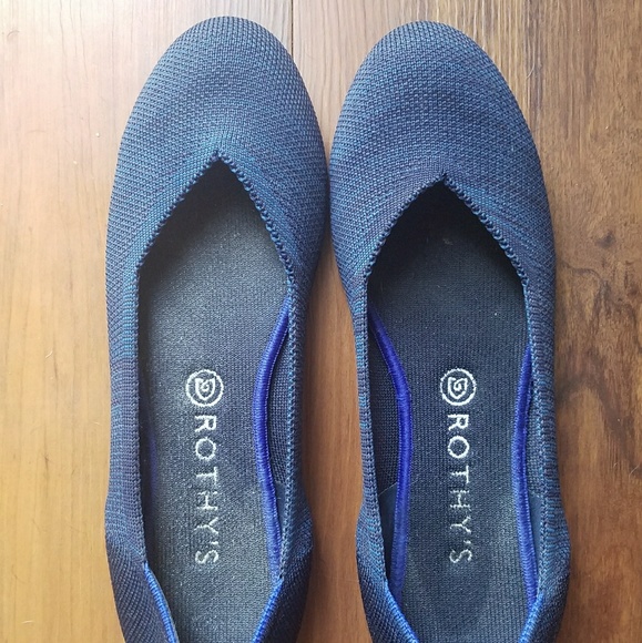 rothy's bright blue birdseye